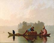 George Caleb Bingham Fur Traders Descending the Missouri (mk13) china oil painting reproduction